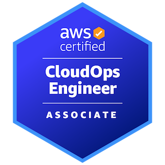 AWS Certified CloudOps Engineer Associate badge