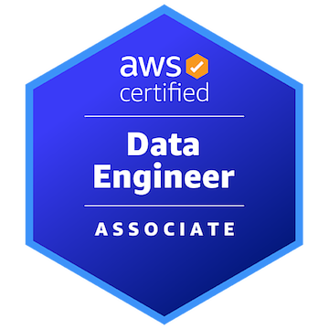 AWS Certified Data Engineer Associate badge